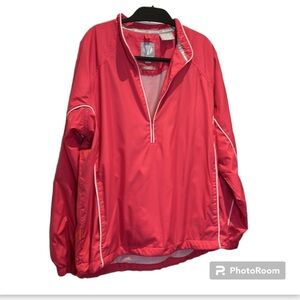Sunice Windbreaker Pullover Half Zip Women’s size M Hot Pink Light Jacket